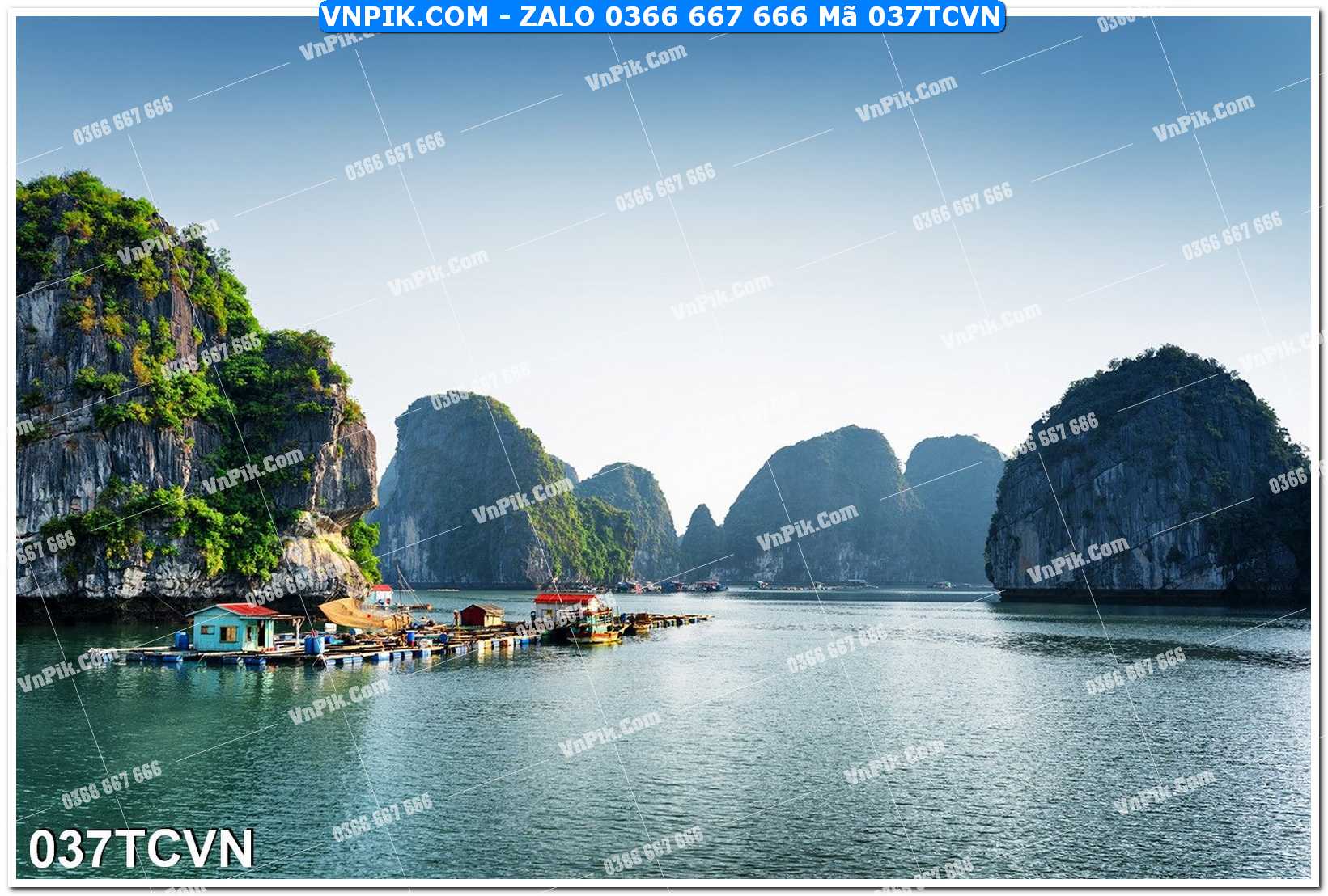 Mẫu tranh thắng cảnh việt nam mã file 037TCVN