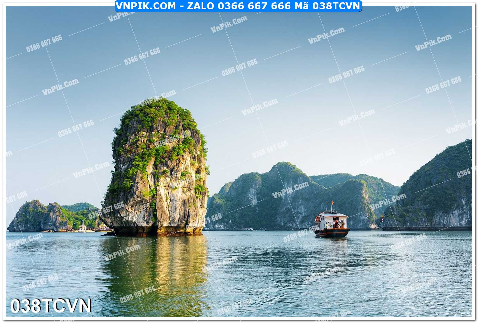 Mẫu tranh thắng cảnh việt nam mã file 038TCVN