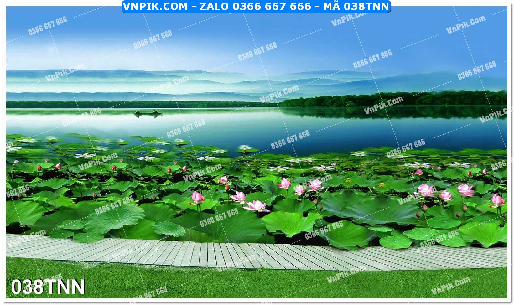 Tranh phong cảnh thiên nhiên mã file 038TNN