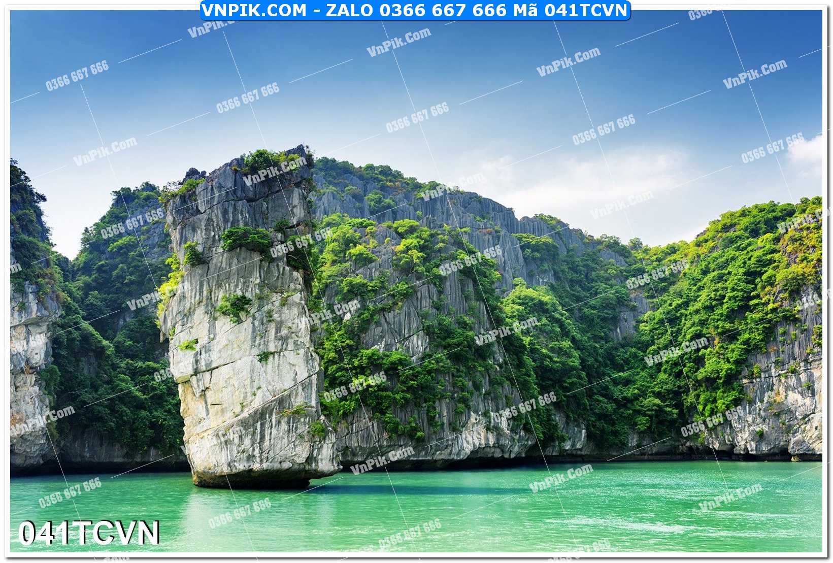 Mẫu tranh thắng cảnh việt nam mã file 041TCVN