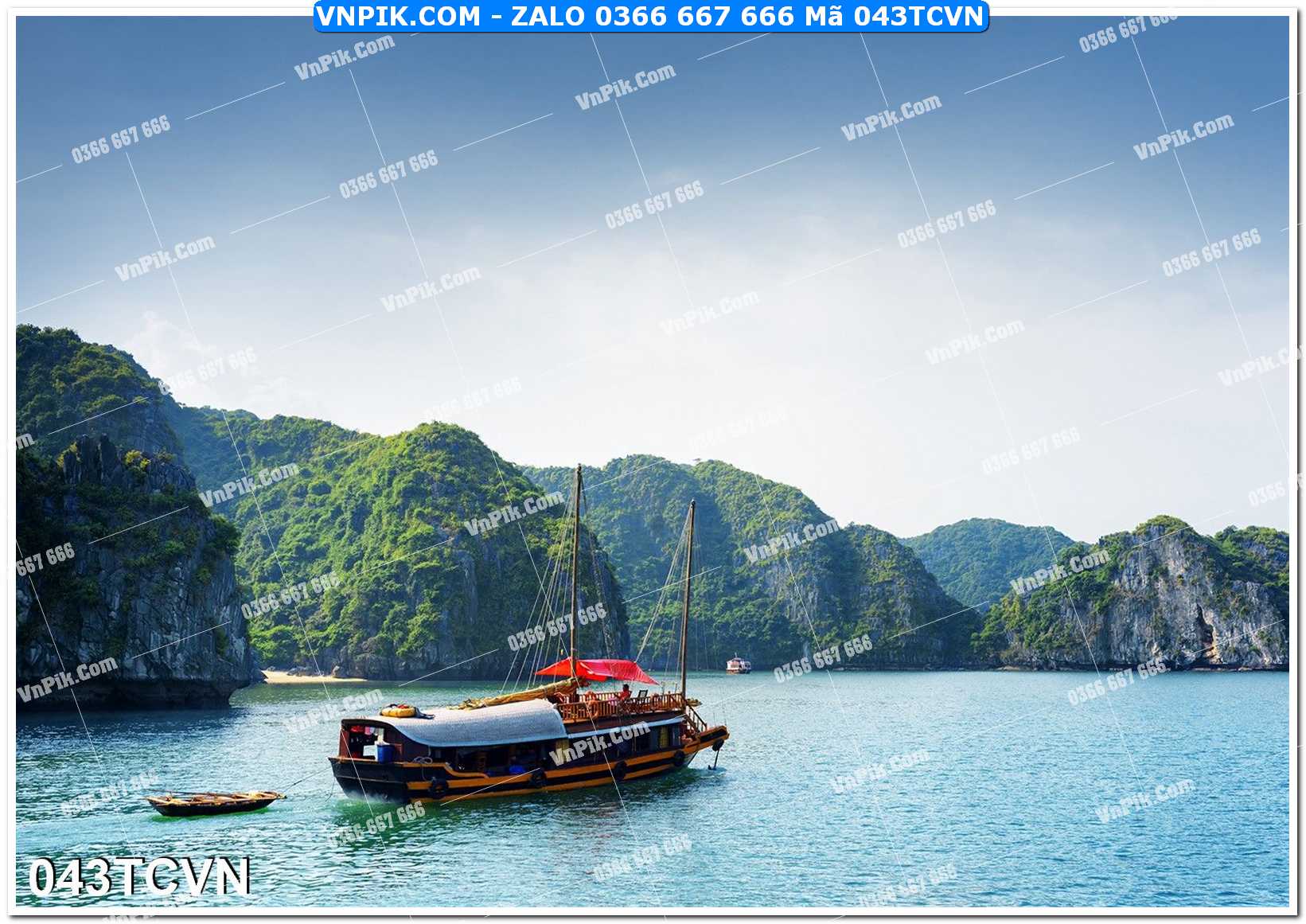 Mẫu tranh thắng cảnh việt nam mã file 043TCVN