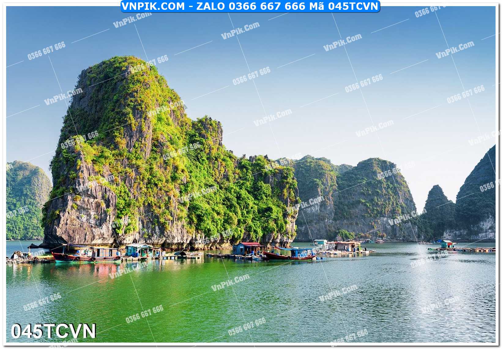 Mẫu tranh thắng cảnh việt nam mã file 045TCVN