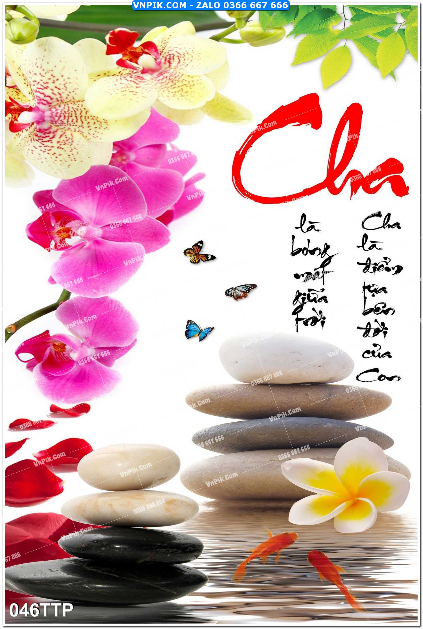 Tranh chữ thư pháp nghệ thuật 046TTP