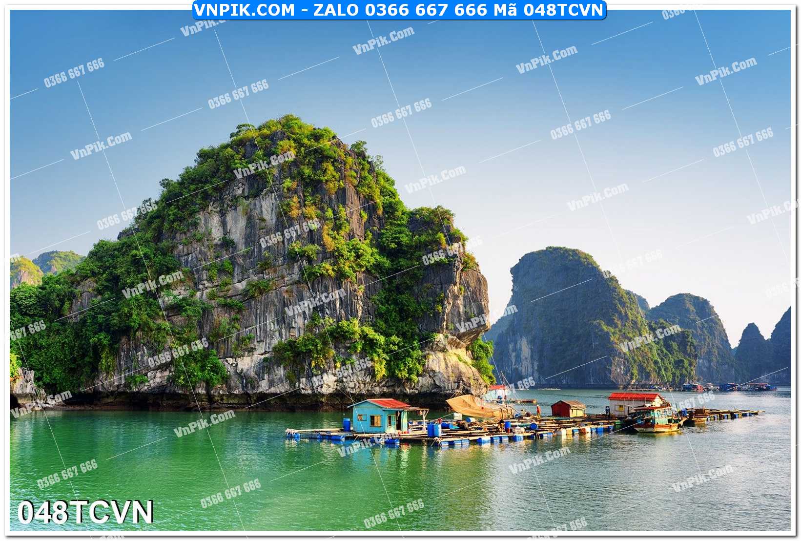 Mẫu tranh thắng cảnh việt nam mã file 048TCVN
