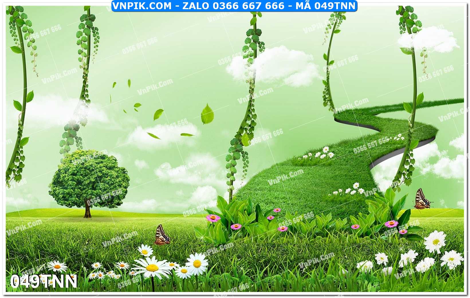 Tranh phong cảnh thiên nhiên mã file 049TNN
