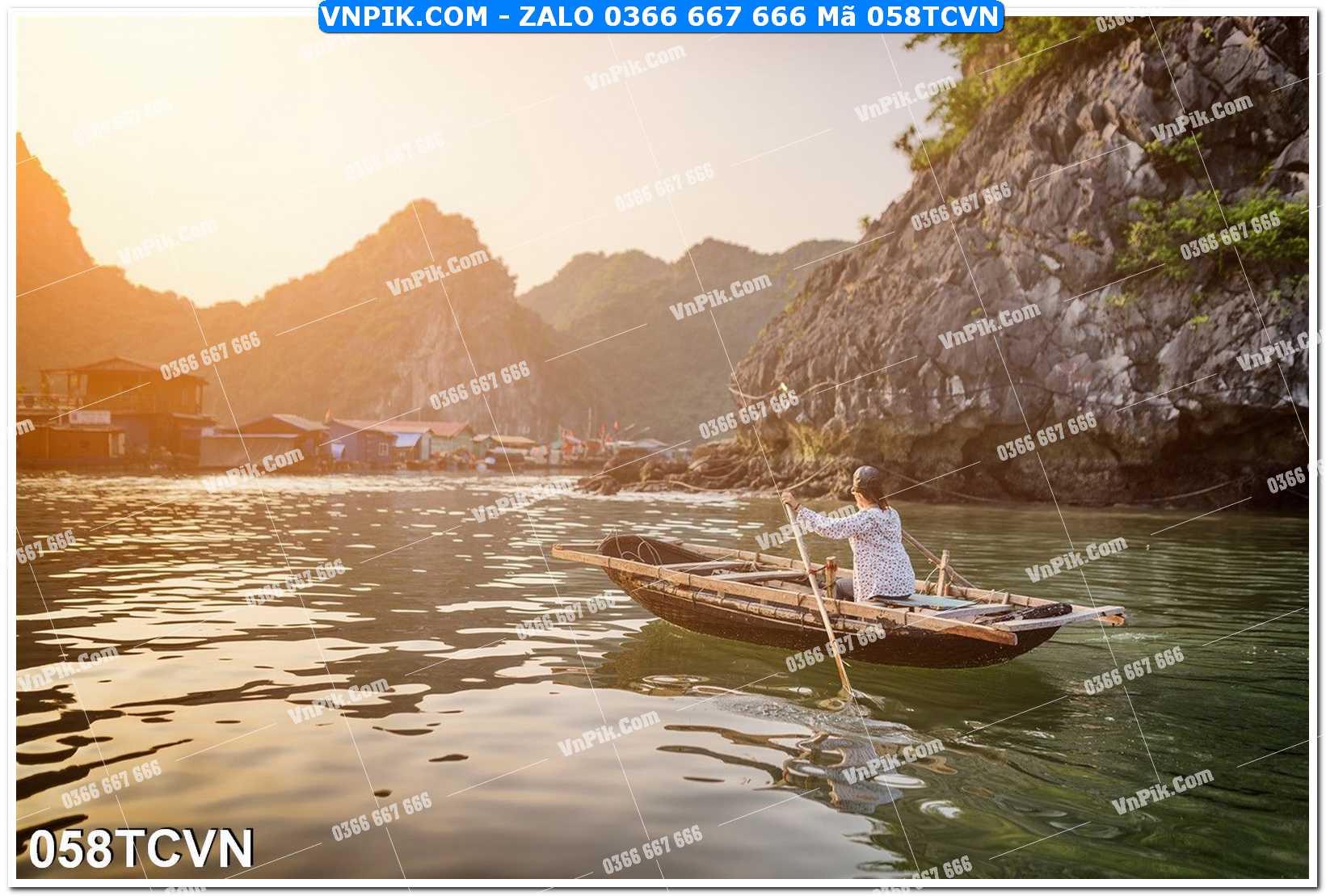 Mẫu tranh thắng cảnh việt nam mã file 058TCVN