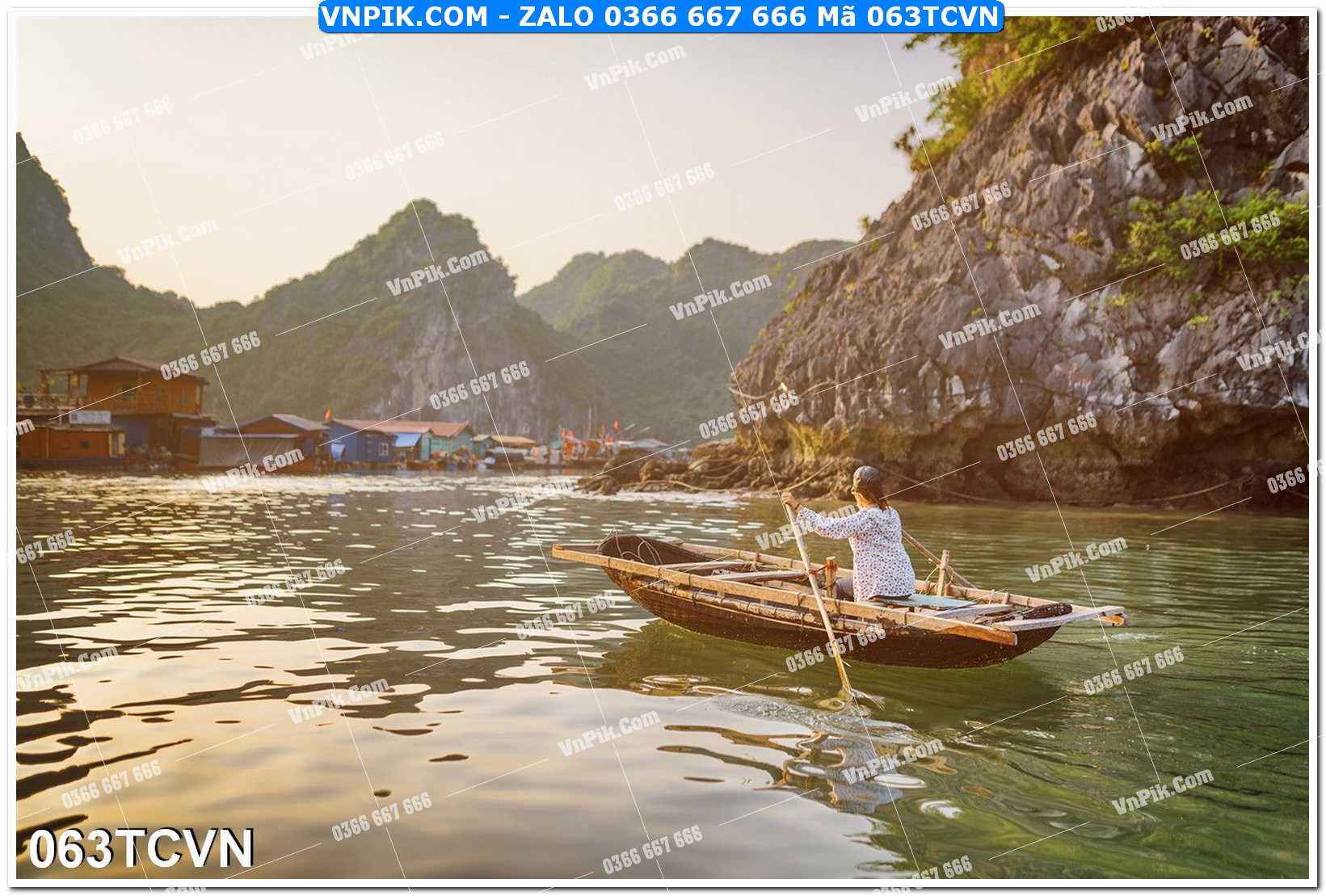 Mẫu tranh thắng cảnh việt nam mã file 063TCVN