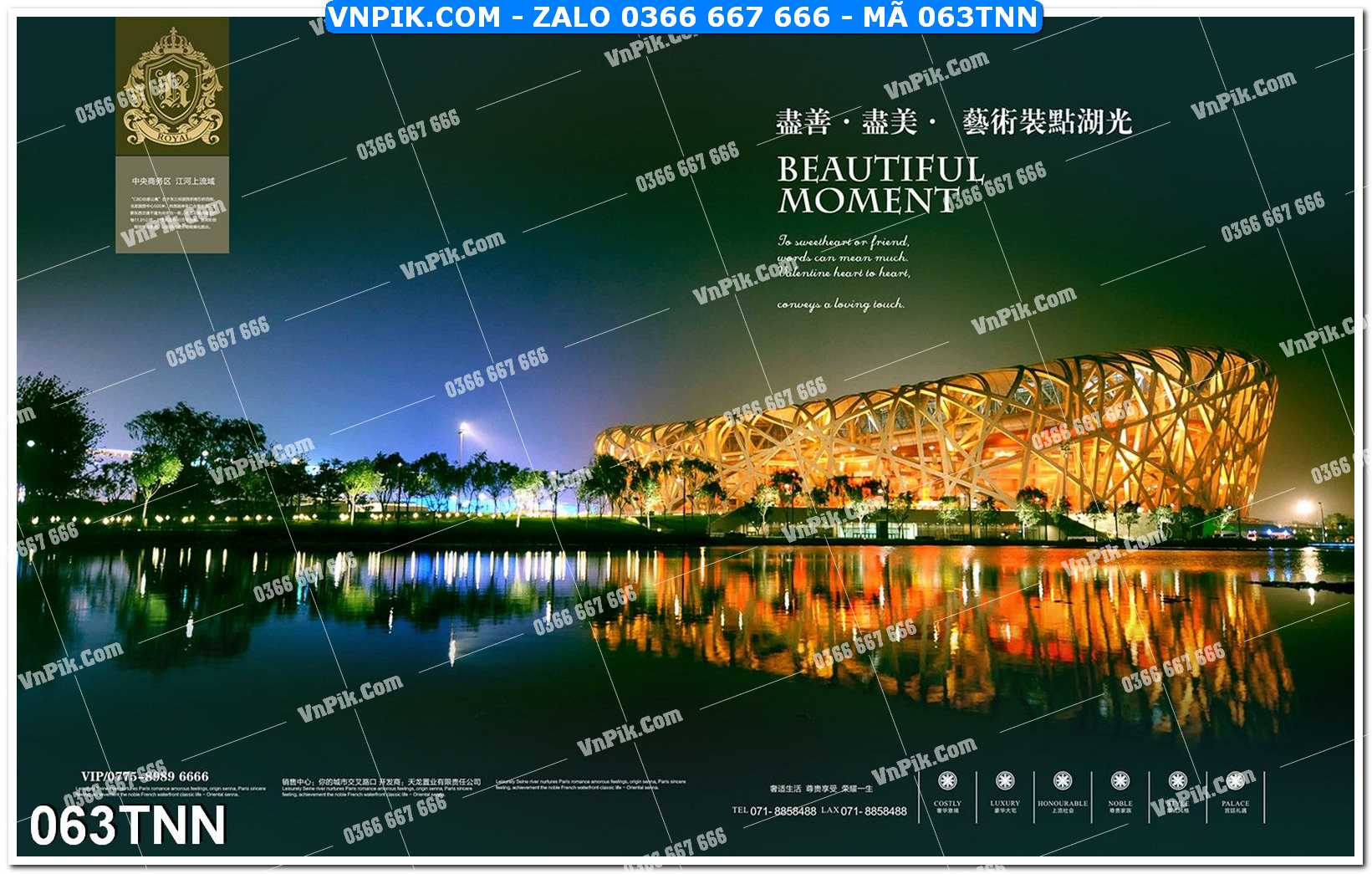 Tranh phong cảnh thiên nhiên mã file 063TNN