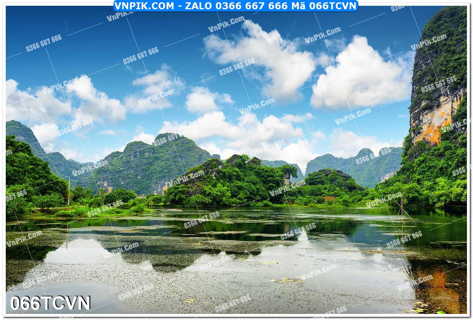 Mẫu tranh thắng cảnh việt nam mã file 066TCVN