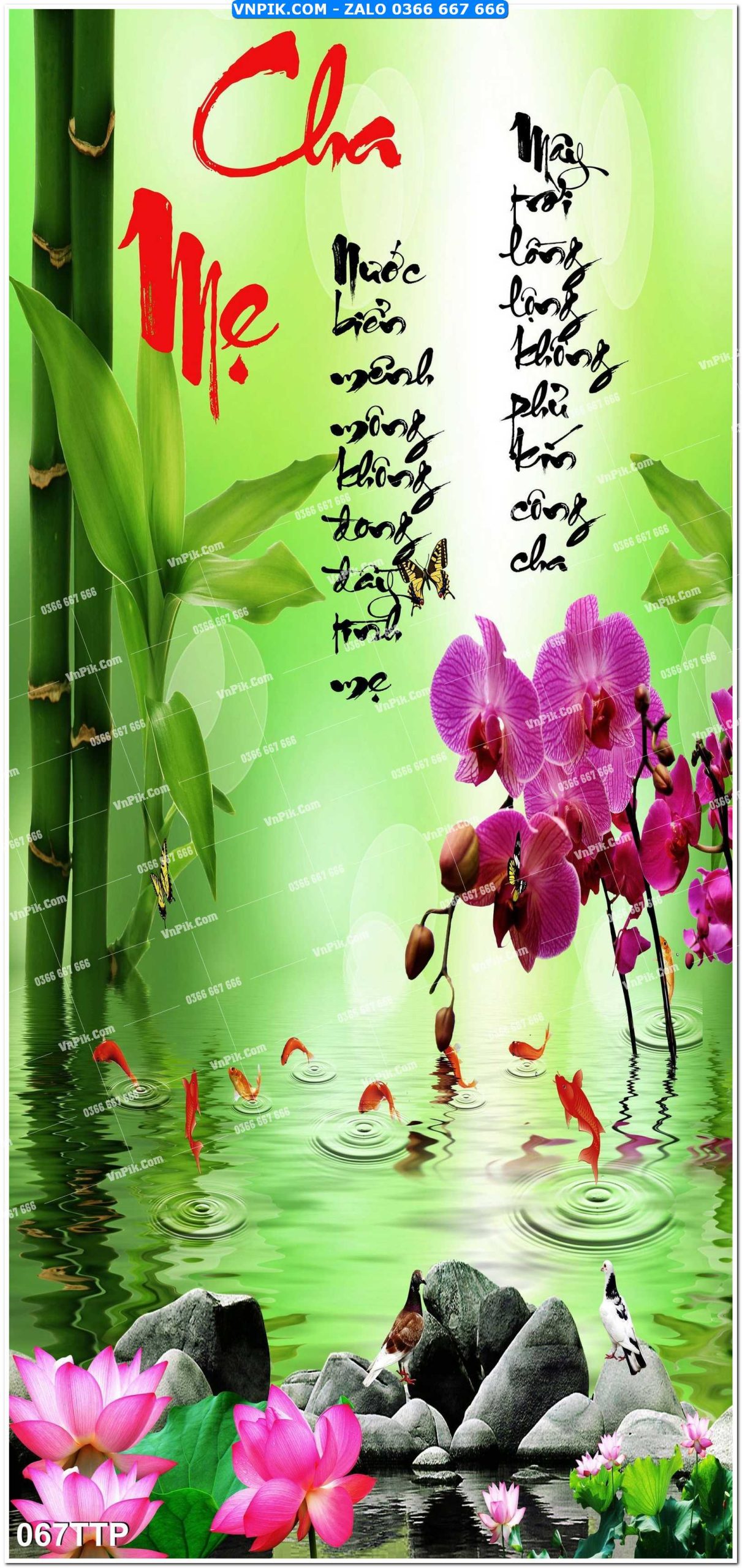 Tranh chữ thư pháp nghệ thuật 067TTP