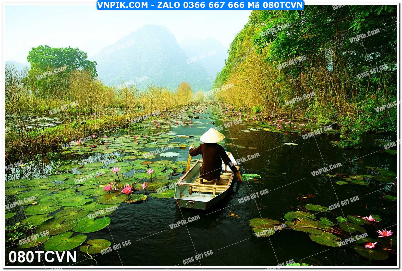 Mẫu tranh thắng cảnh việt nam mã file 080TCVN