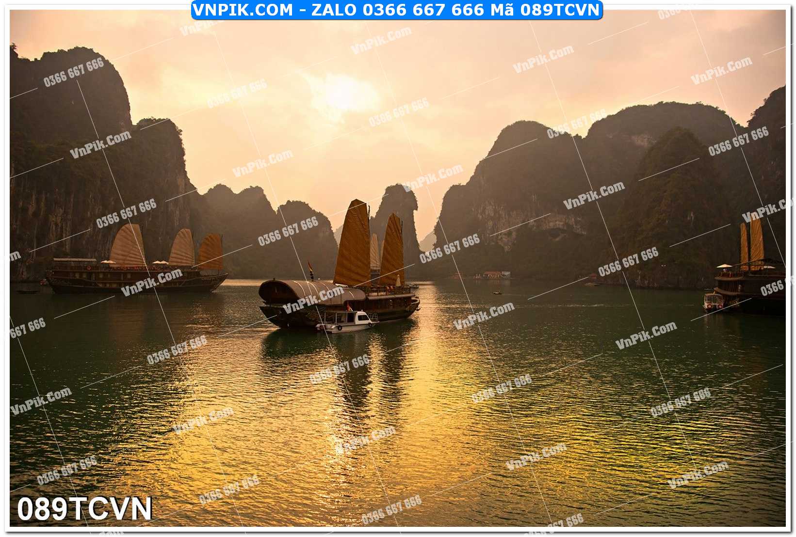 Mẫu tranh thắng cảnh việt nam mã file 089TCVN