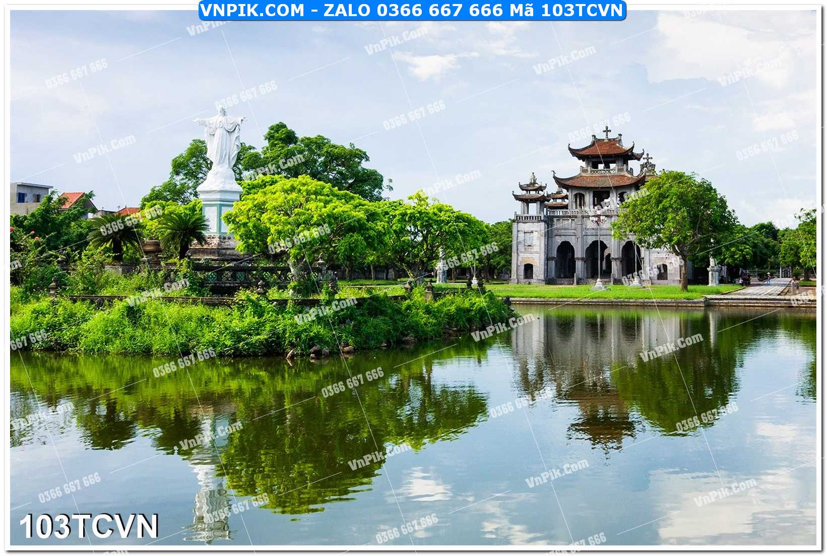 Mẫu tranh thắng cảnh việt nam mã file 103TCVN