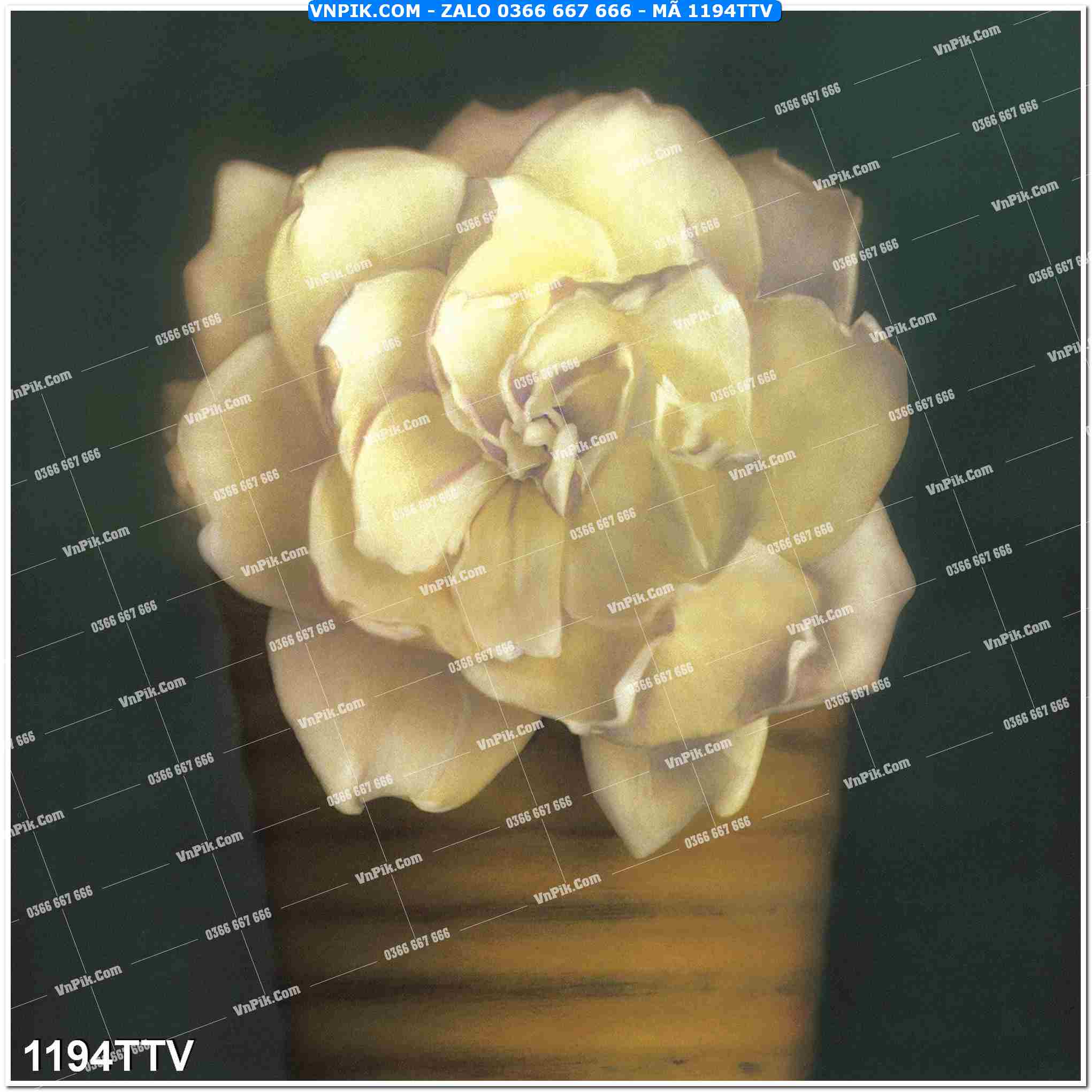 Tranh sơn dầu tĩnh vật hoa quả mã file 1194TTV