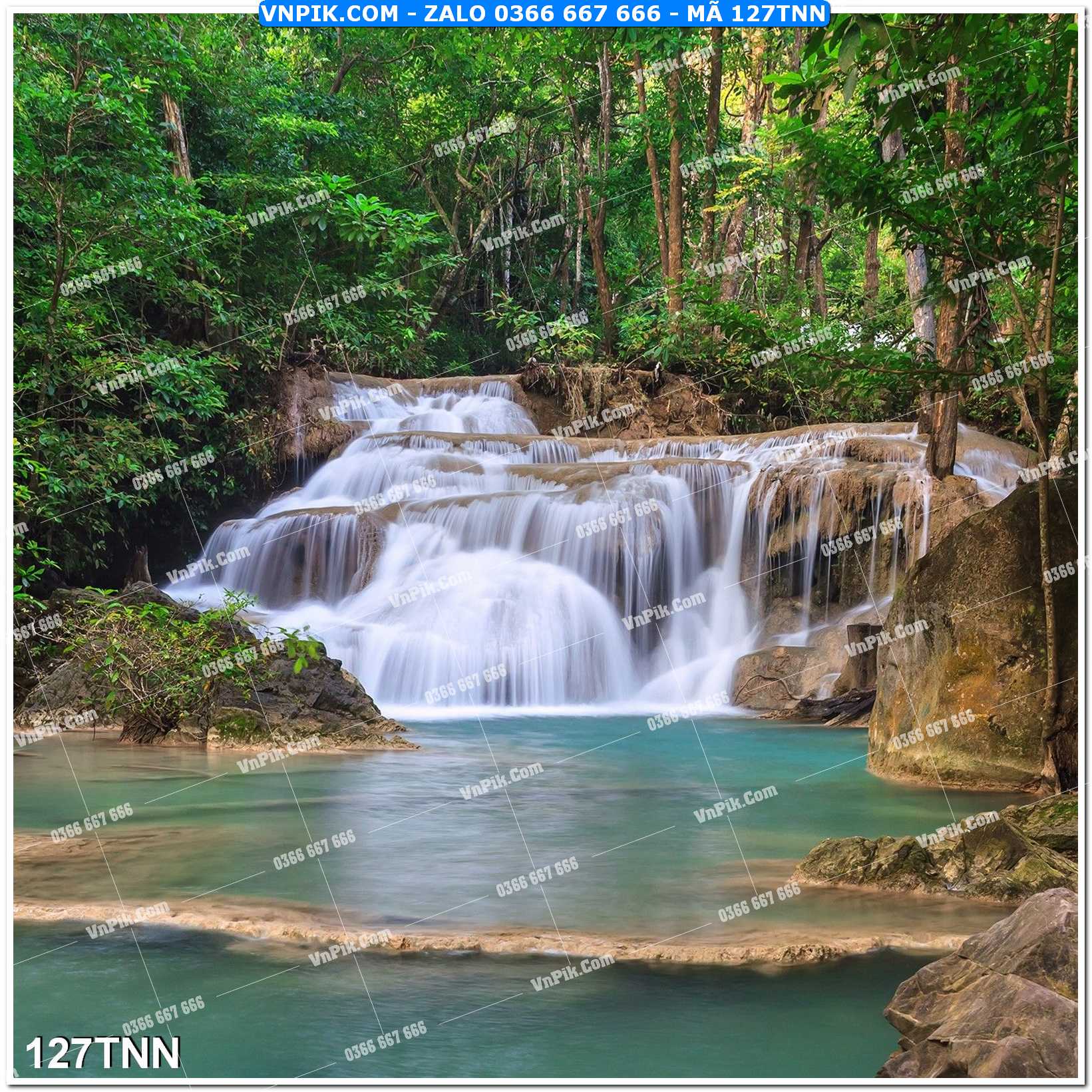 Tranh phong cảnh thiên nhiên mã file 127TNN