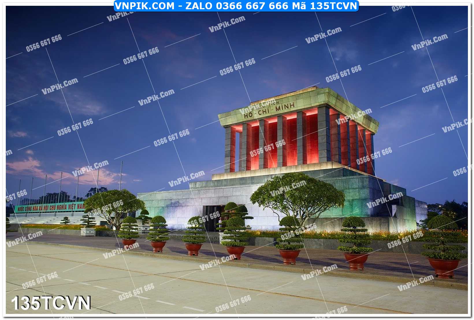 Mẫu tranh thắng cảnh việt nam mã file 135TCVN
