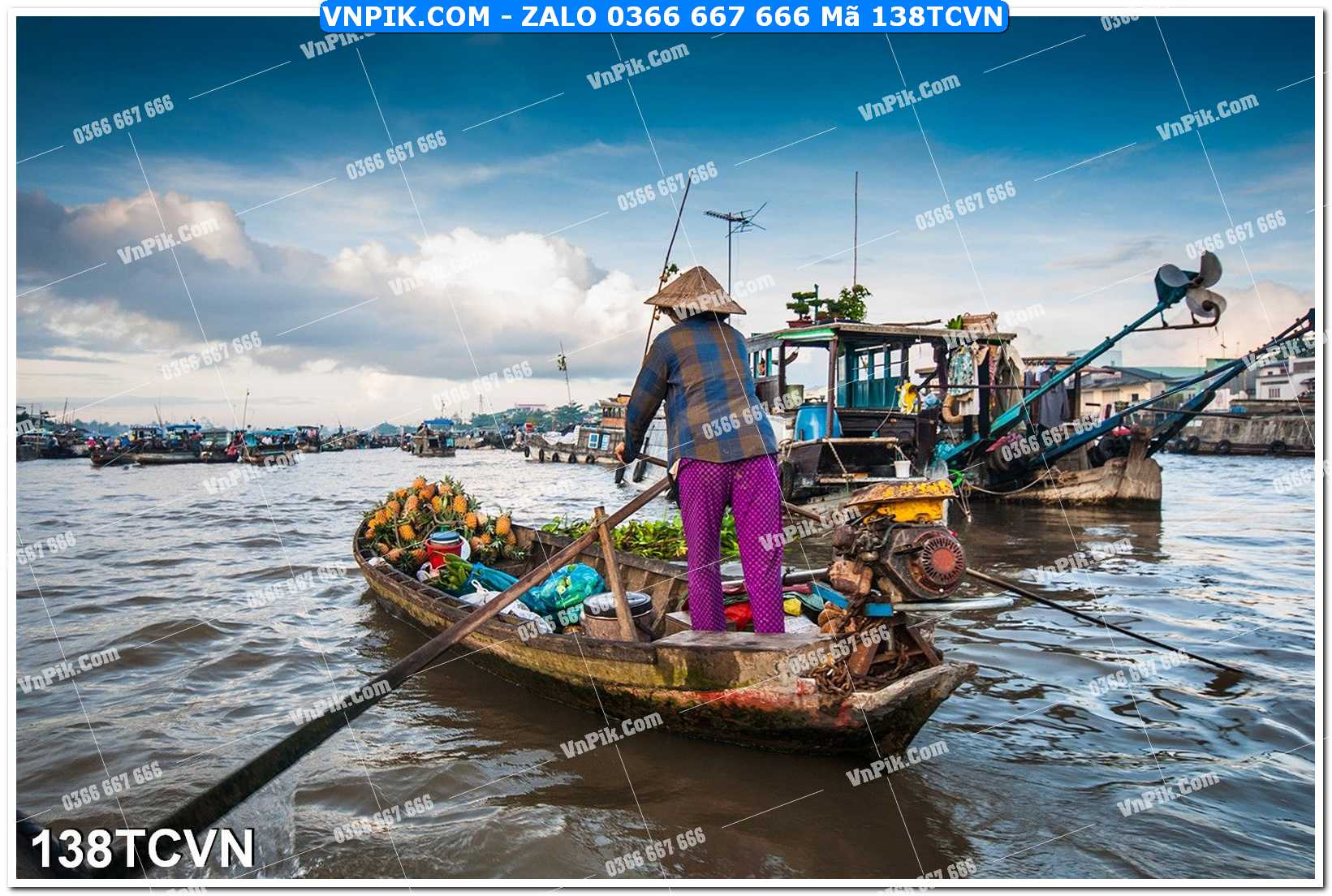 Mẫu tranh thắng cảnh việt nam mã file 138TCVN