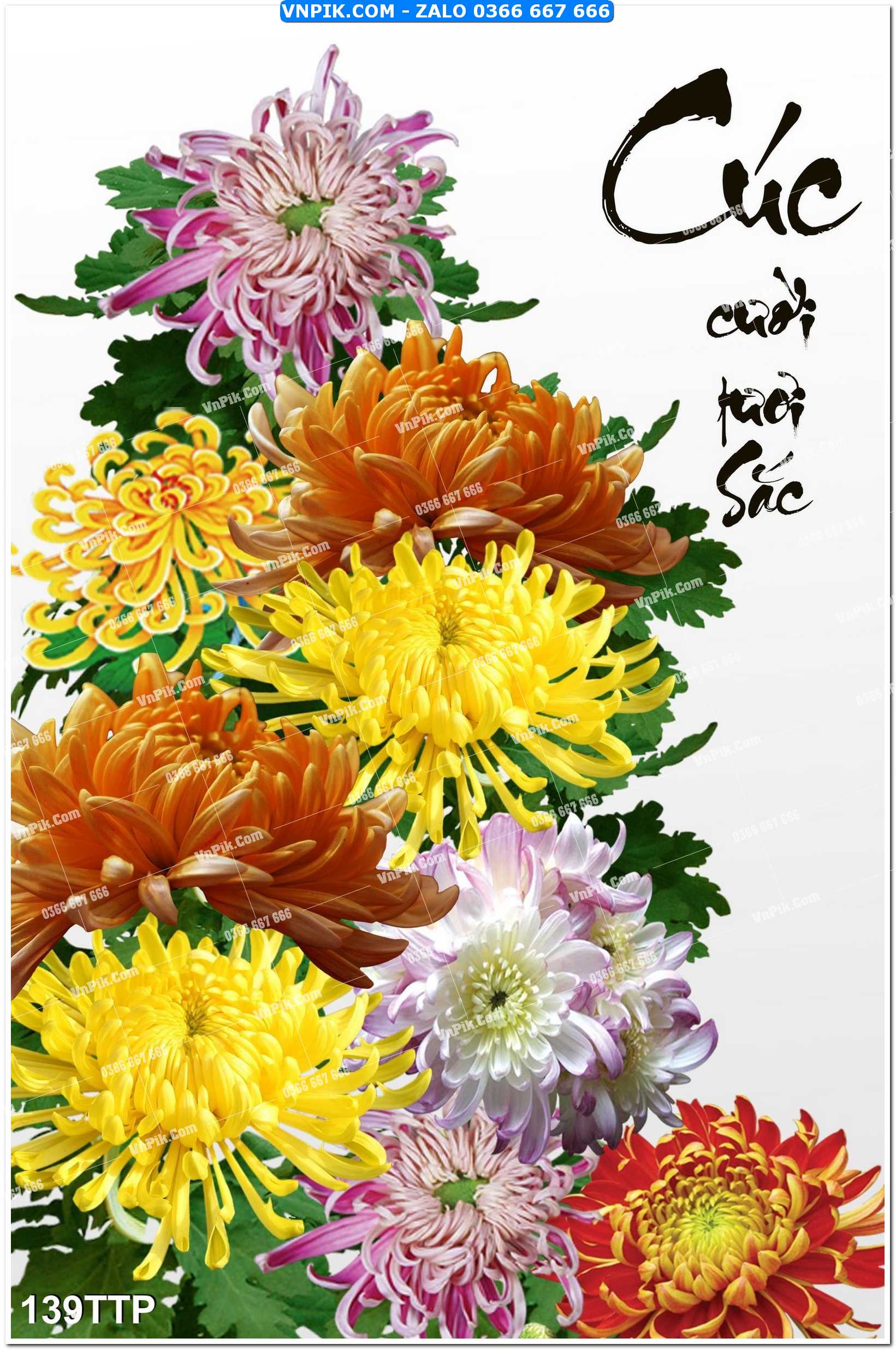 Tranh chữ thư pháp nghệ thuật 139TTP