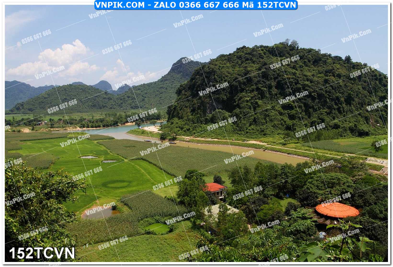 Mẫu tranh thắng cảnh việt nam mã file 152TCVN