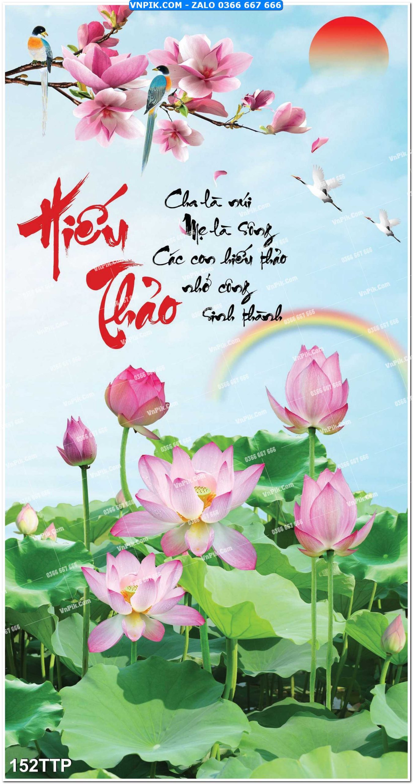 Tranh chữ thư pháp nghệ thuật 152TTP