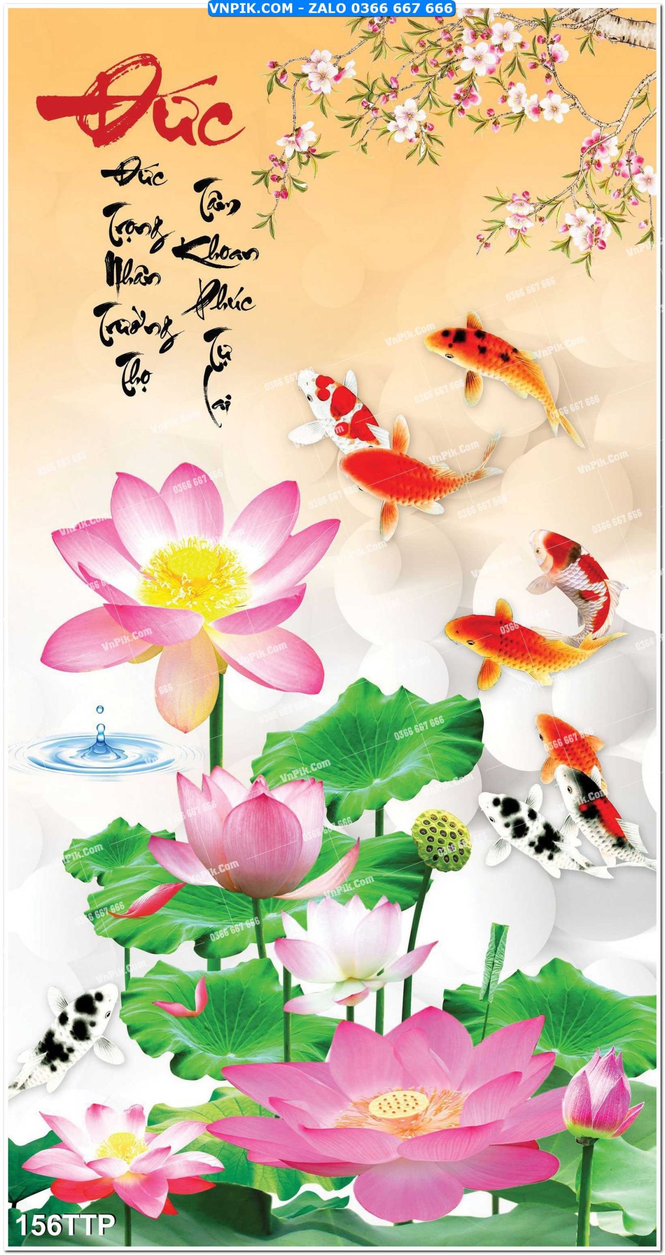 Tranh chữ thư pháp nghệ thuật 156TTP
