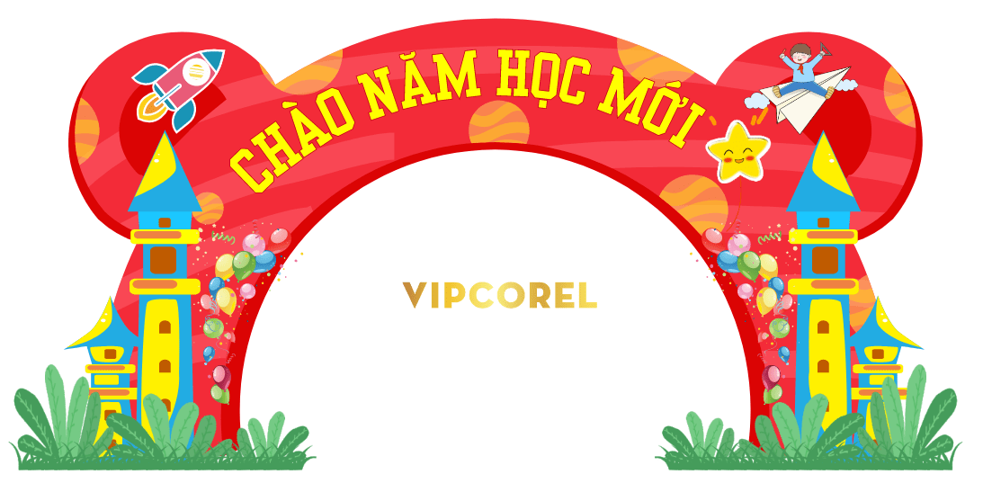 Market Khai giảng chào năm học mới 2025 #9 file corel