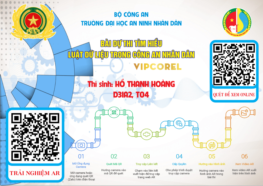 Market tìm hiểu luật dữ liệu trong công an nhân dân