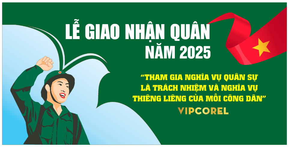 Market Lễ giao nhận Quân năm 2025 file corel
