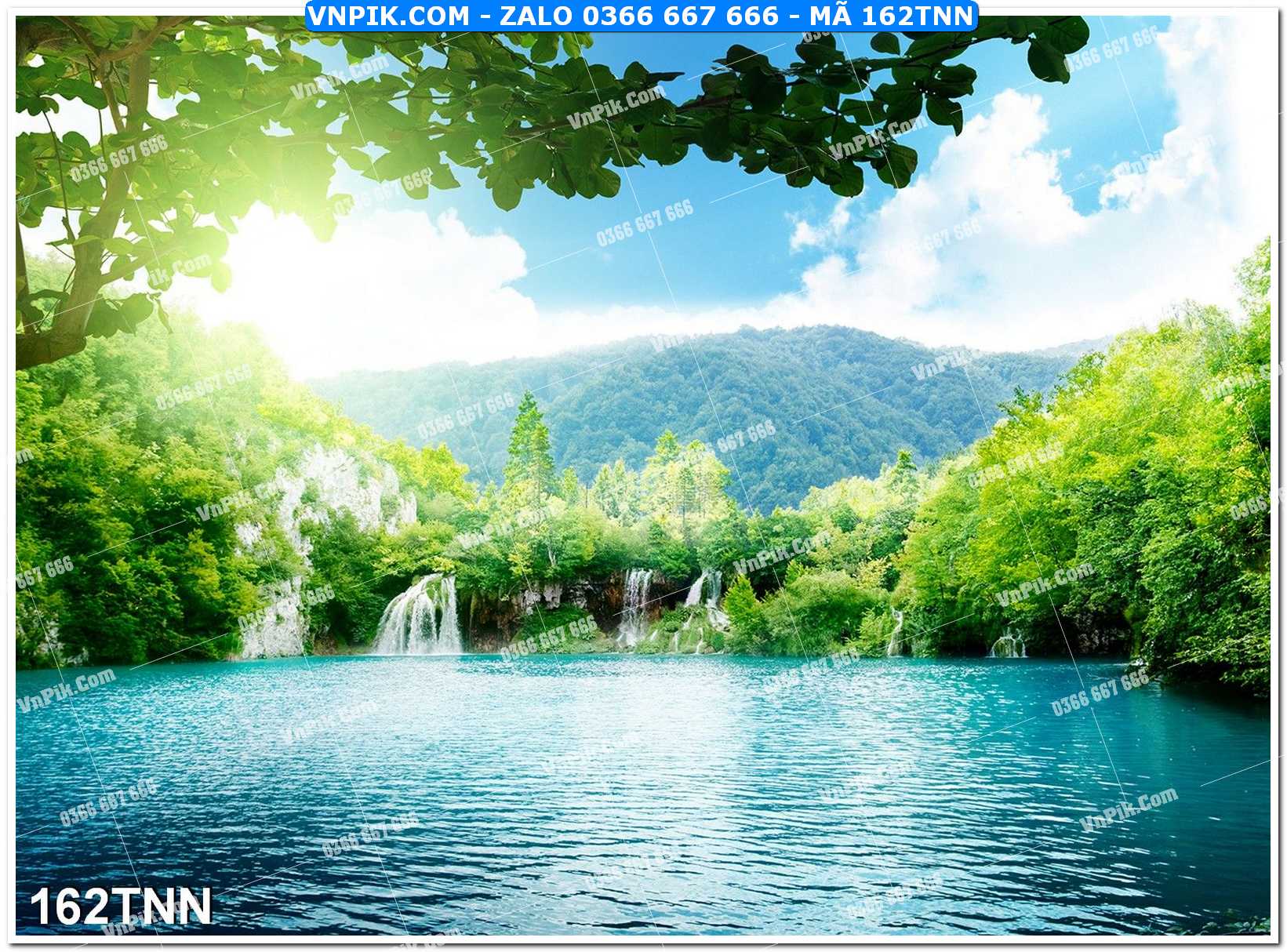 Tranh phong cảnh thiên nhiên mã file 162TNN