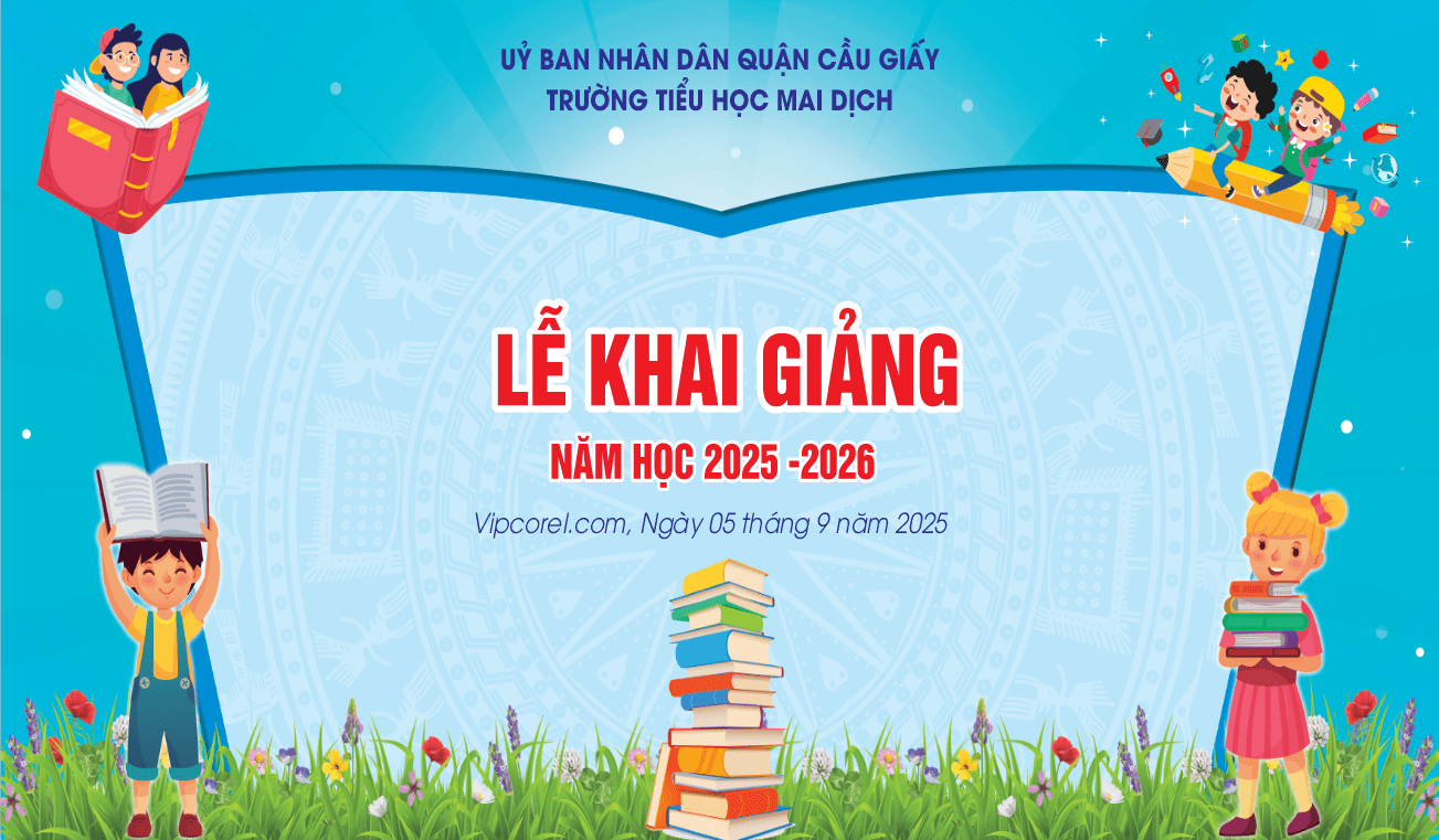 Market Khai giảng chào năm học mới 2025 #17 file corel