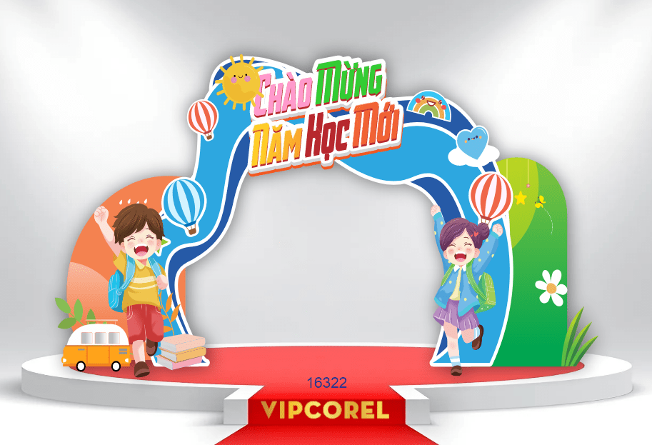 Market Khai giảng chào năm học mới 2025 #21 file corel