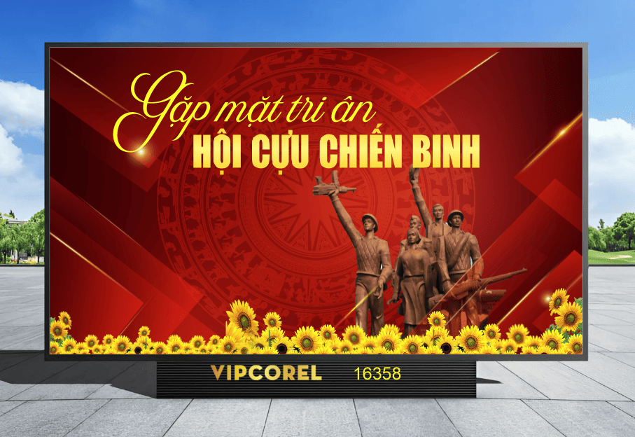 Gặp mặt tri ân Hội cựu chiến binh file corel