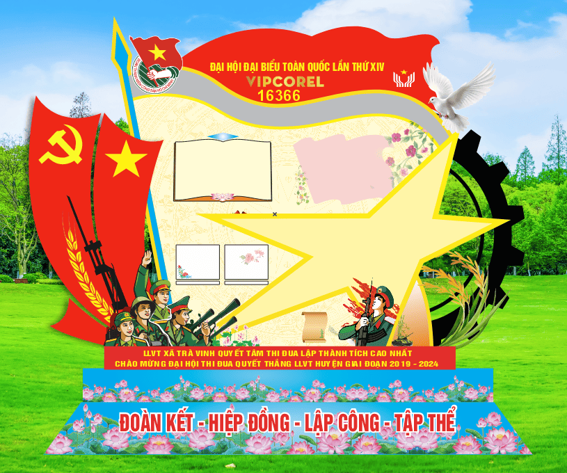 Báo tường Đại hội đại biểu toàn quốc lần thứ XIV