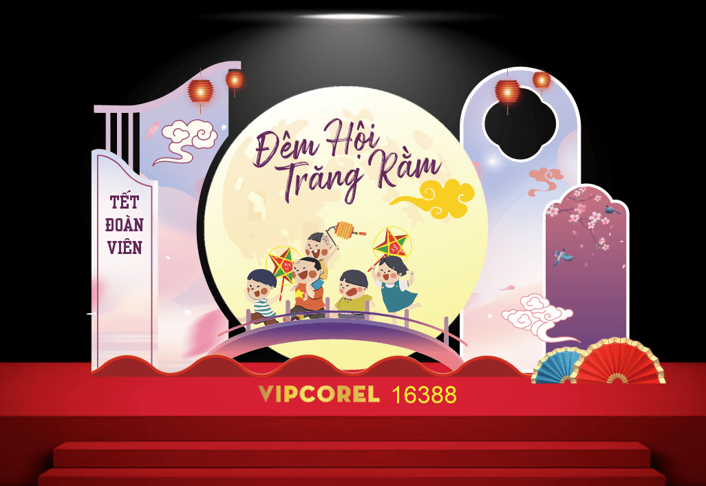 Market trang trí vui tết Trung Thu 2025 #13 file corel