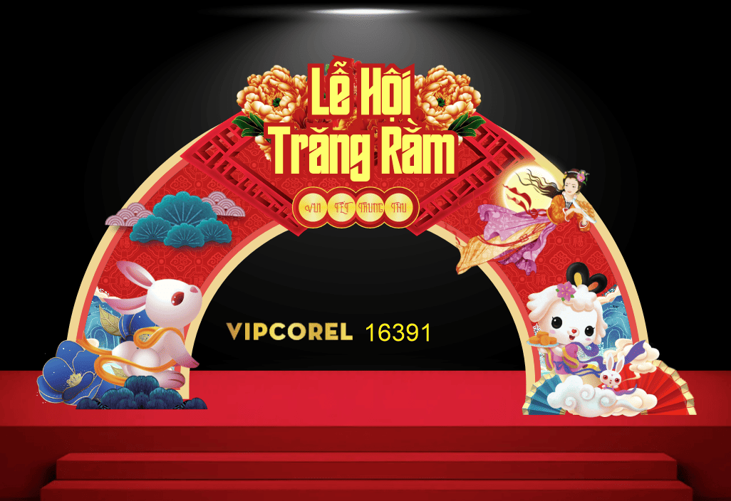 Market trang trí vui tết Trung Thu 2025 #16 file corel