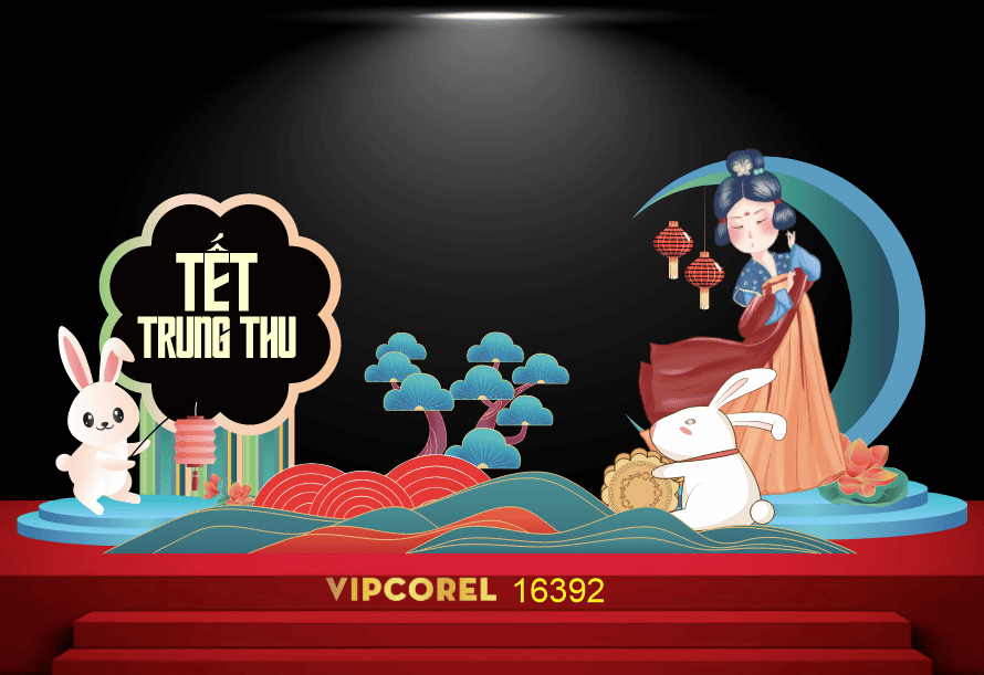 Market trang trí vui tết Trung Thu 2025 #17 file corel