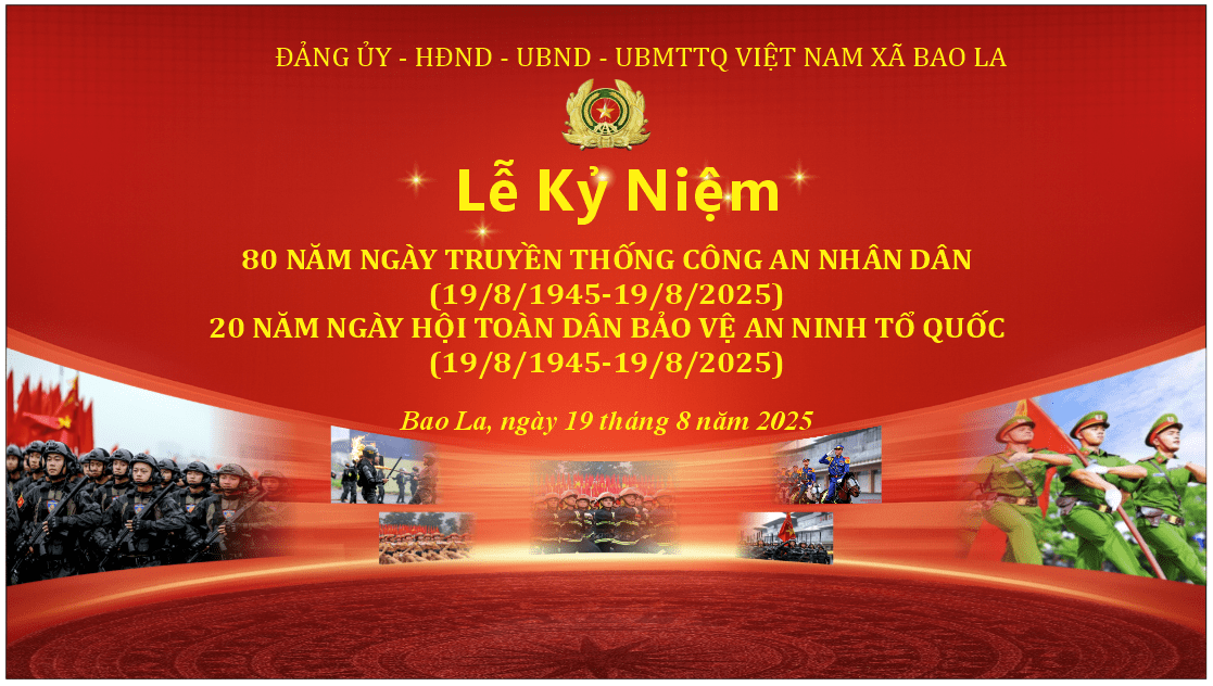 Market Lễ kỷ niệm 80 năm ngày truyền thống CAND