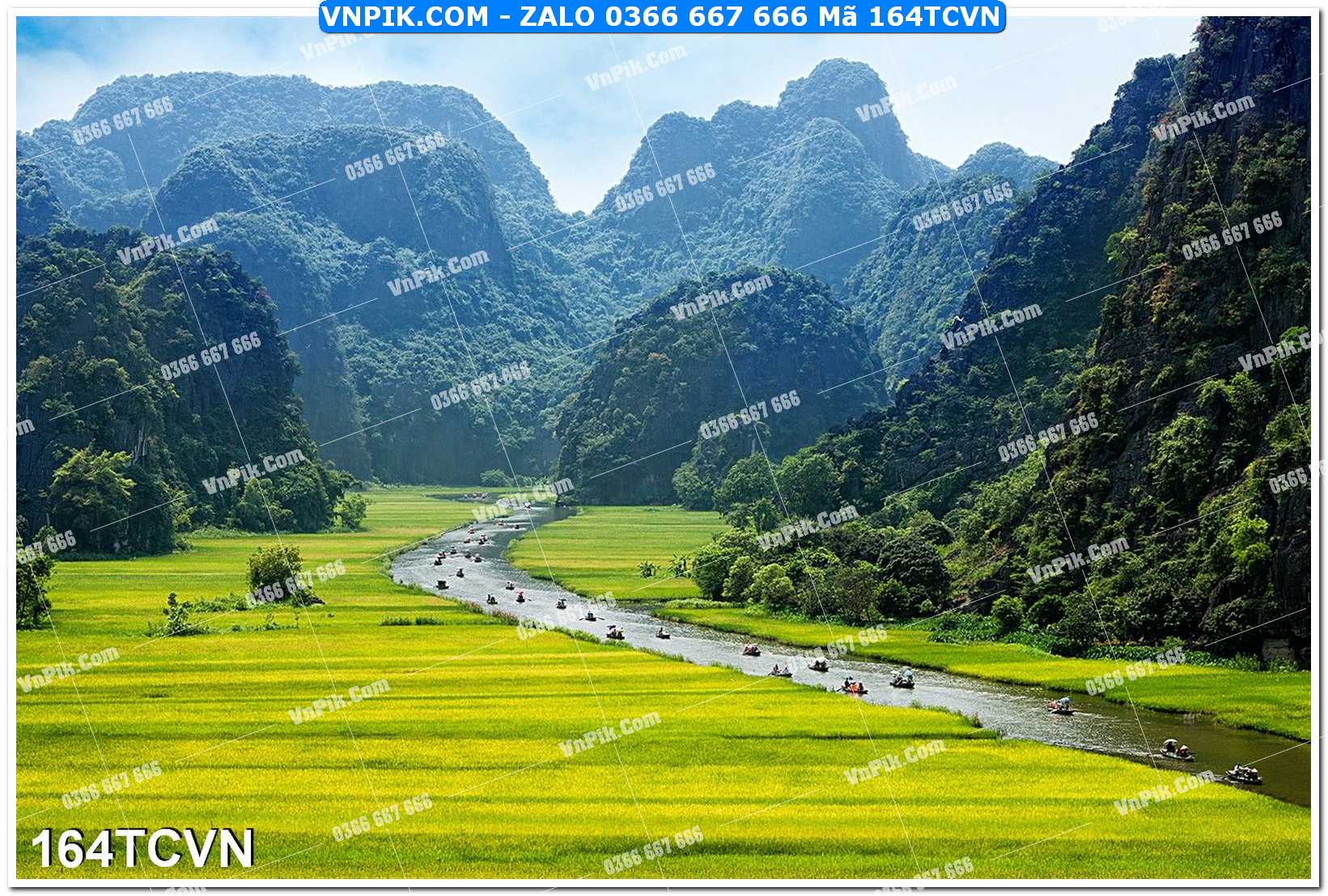 Mẫu tranh thắng cảnh việt nam mã file 164TCVN