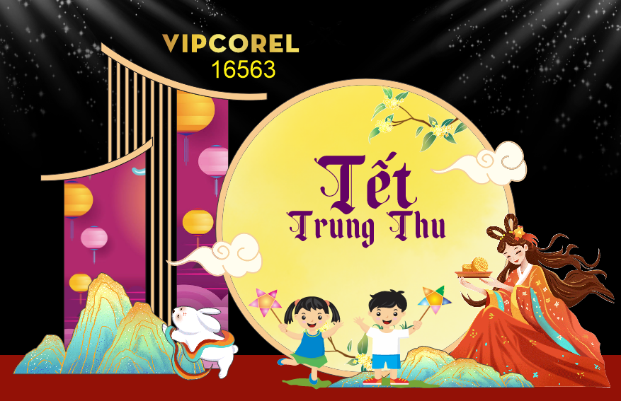 Market trang trí vui tết Trung Thu 2025 #36 file corel