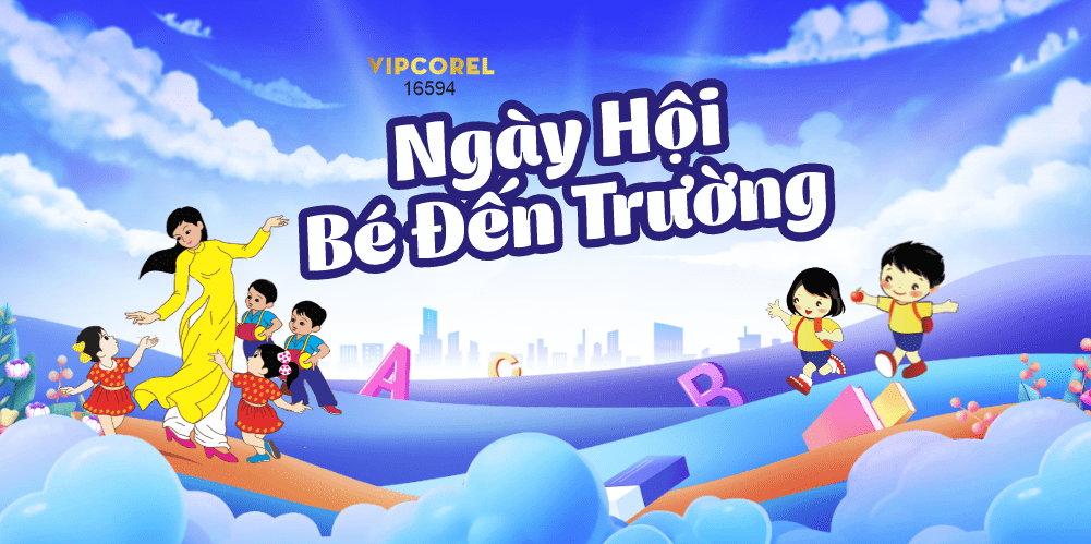 Market Chào mừng năm học mới 2025 #40 file corel