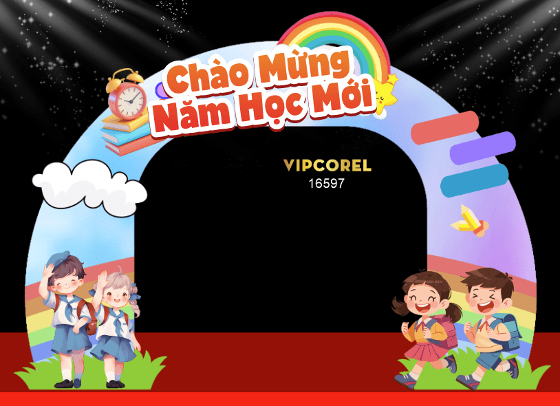 Market Chào mừng năm học mới 2025 #43 file corel