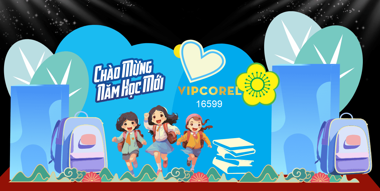 Market Chào mừng năm học mới 2025 #45 file corel