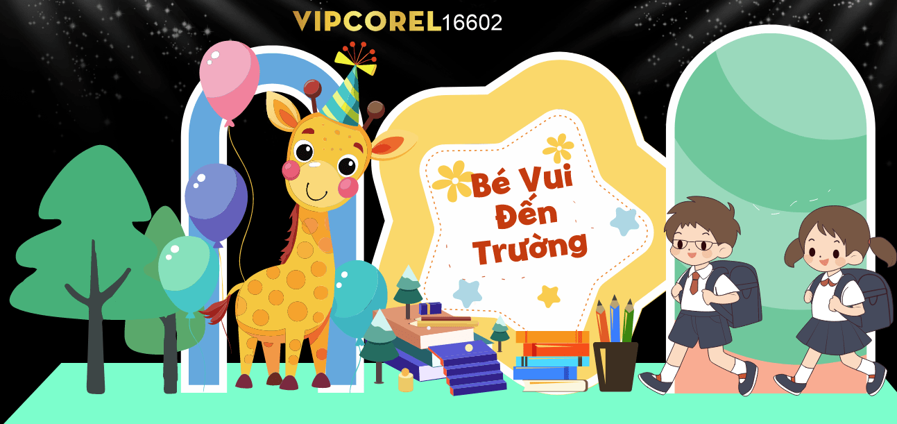 Market Chào mừng năm học mới 2025 #48 file corel
