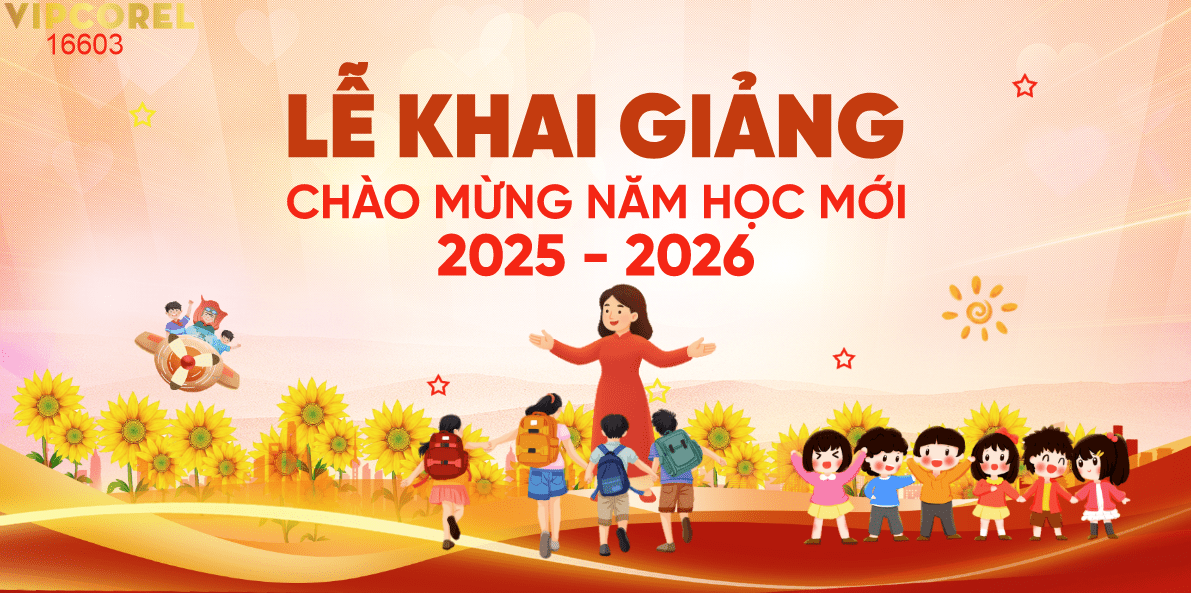 Market Chào mừng năm học mới 2025 #49 file corel
