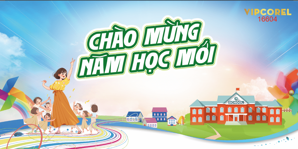 Market Chào mừng năm học mới 2025 #50 file corel