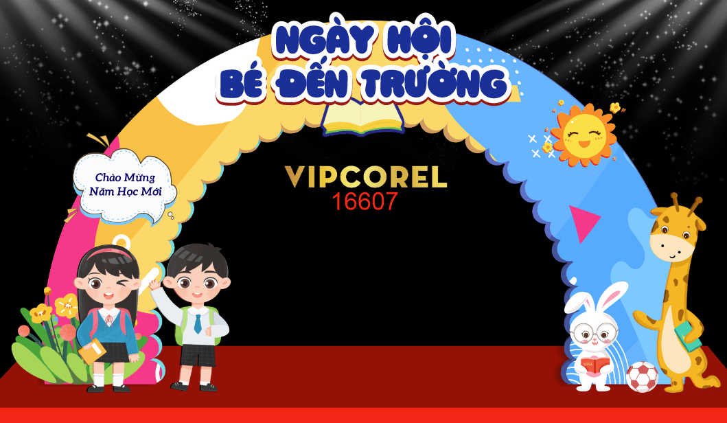 Market Chào mừng năm học mới 2025 #53 file corel