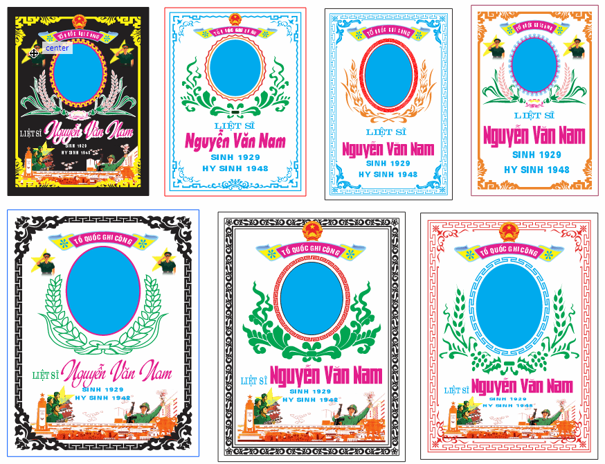 bia mộ Liệt Sĩ tổ quốc ghi công file vector