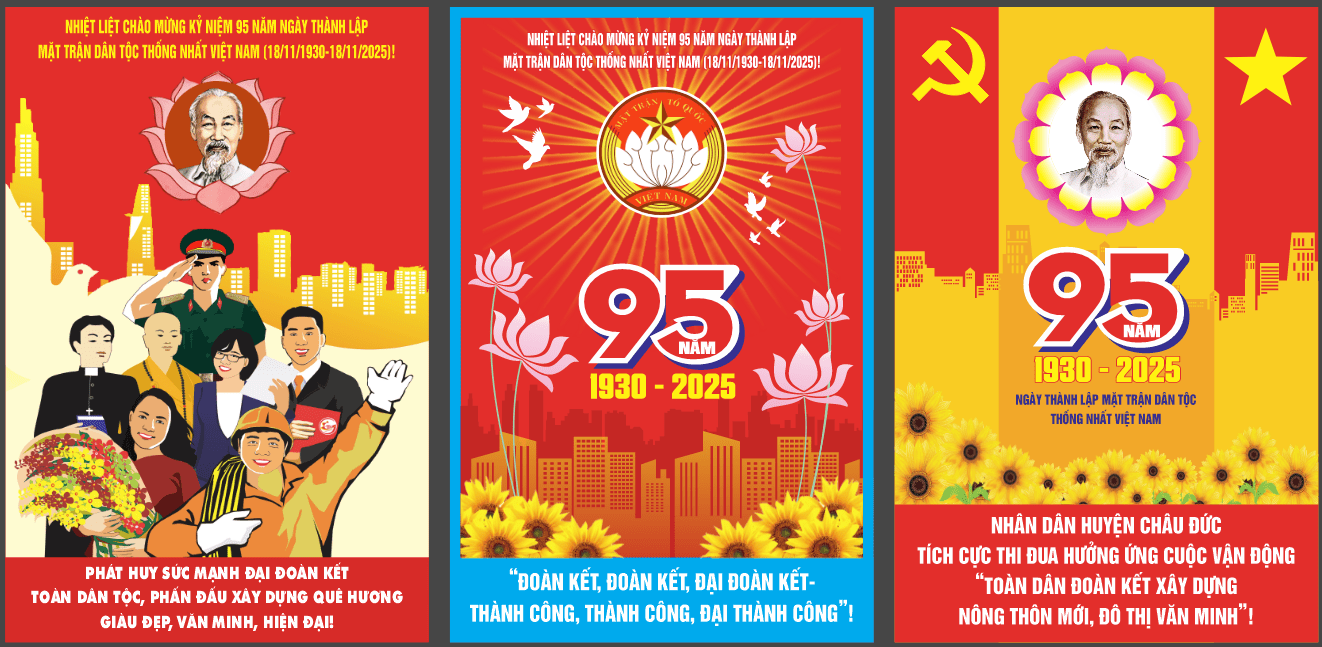Poster 95 năm MTDT thống nhất Việt Nam #2