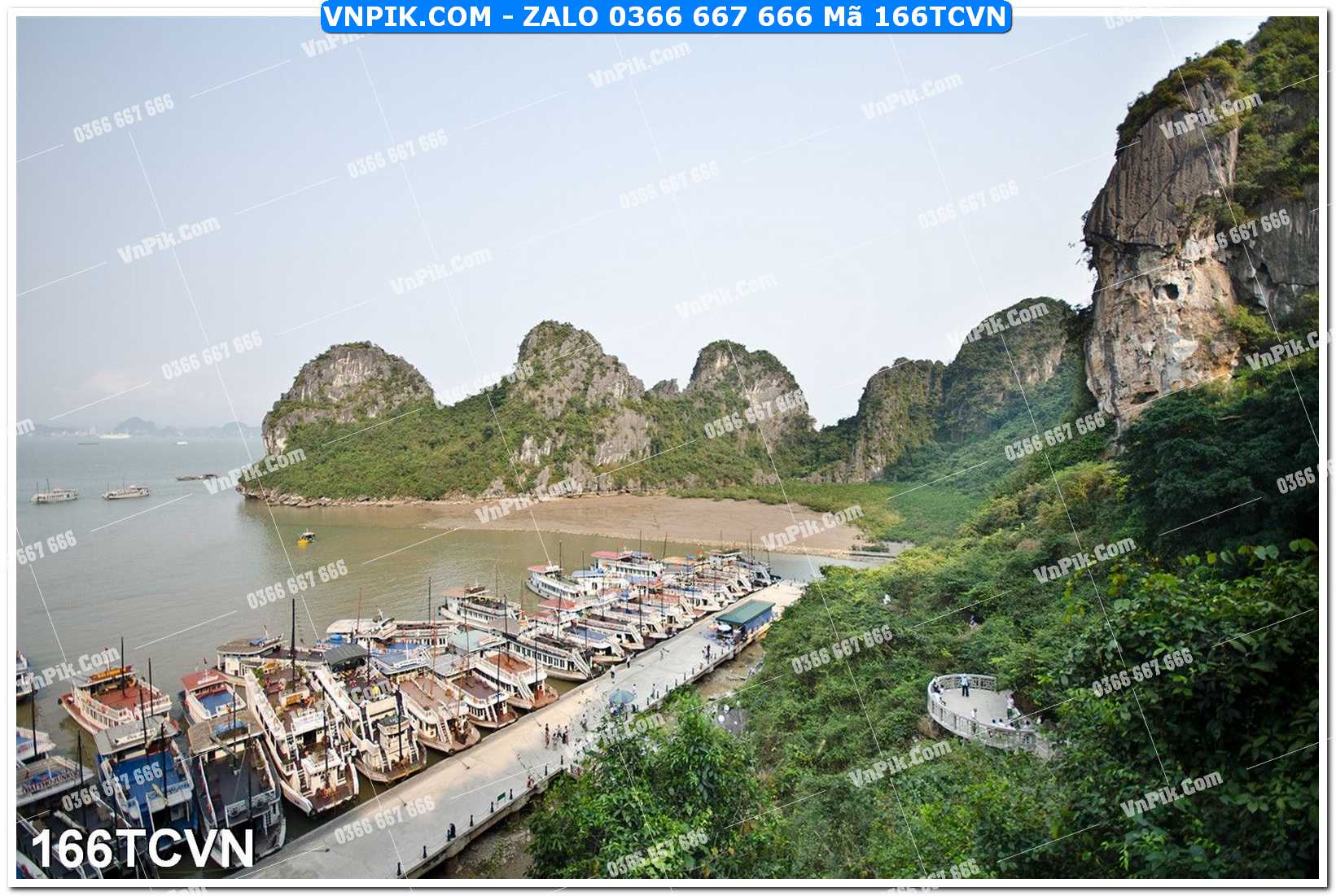 Mẫu tranh thắng cảnh việt nam mã file 166TCVN