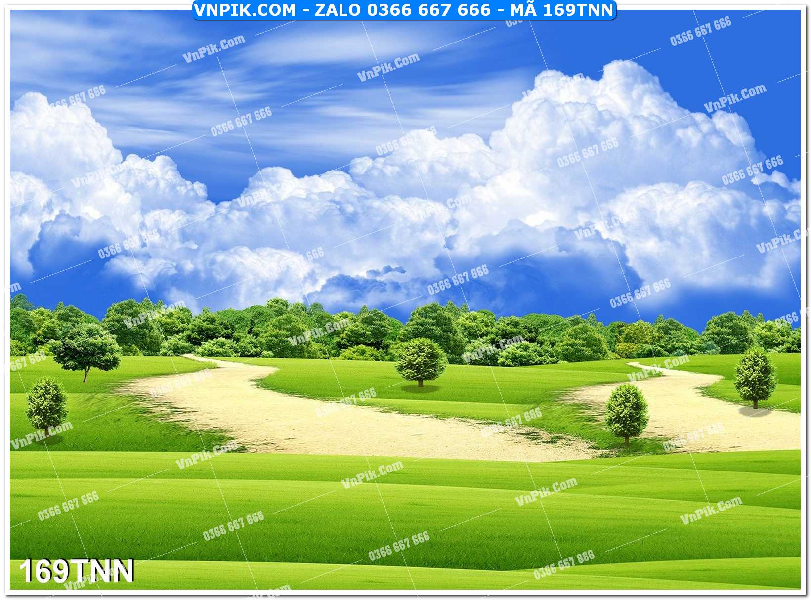 Tranh phong cảnh thiên nhiên mã file 169TNN